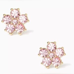 Kate Spade Light Pink Flower Studs NWT